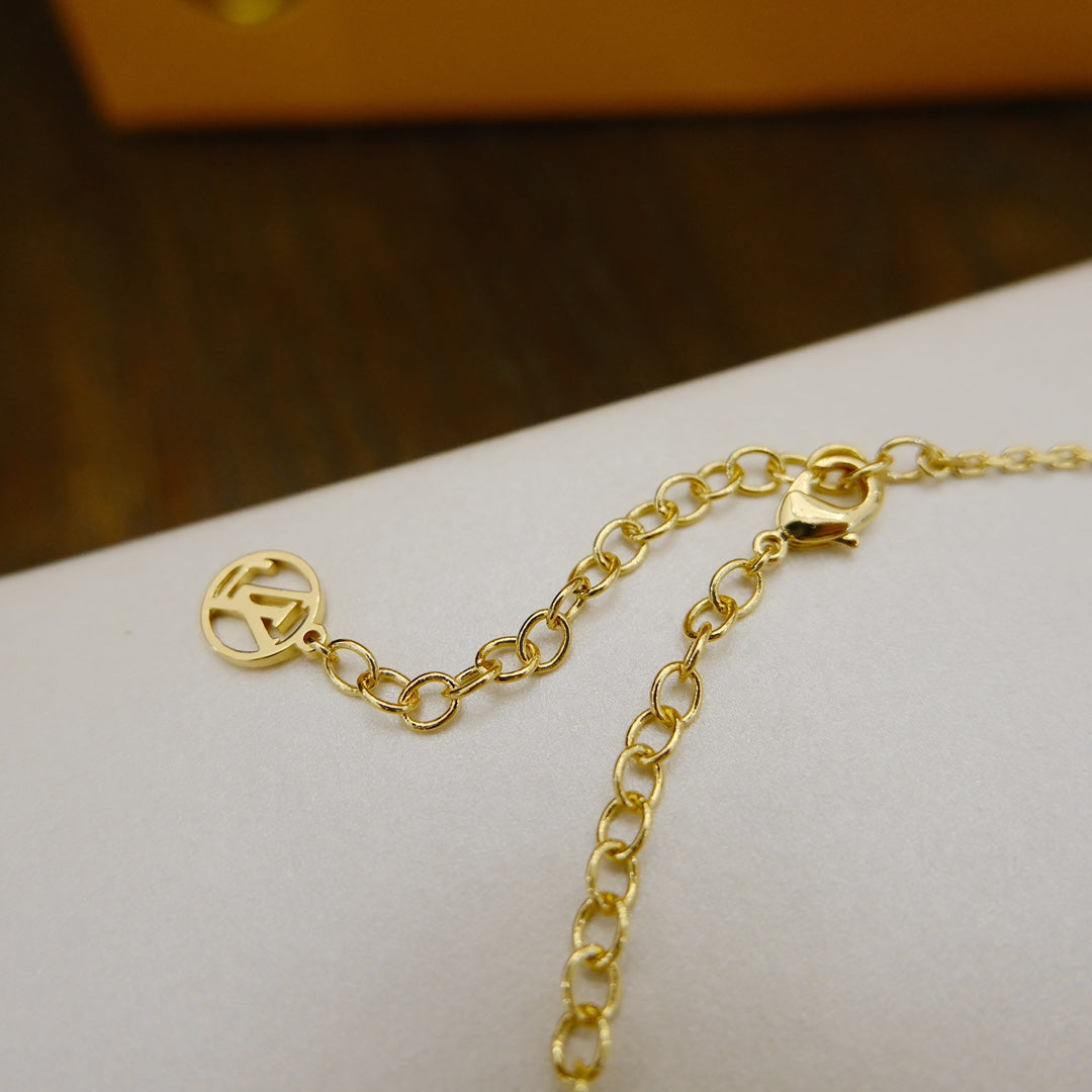 [Limara]BLOOMING SUPPLE NECKLACE BRASS