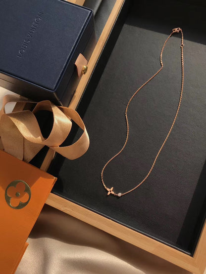 [Limara]BLOSSOM PENDANT ROSE GOLD AND DIAMOND