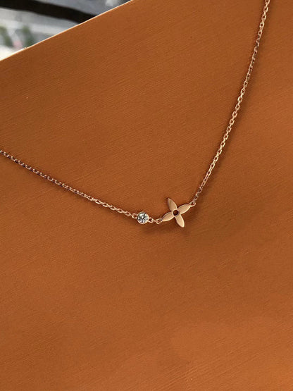 [Limara]BLOSSOM PENDANT ROSE GOLD AND DIAMOND