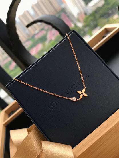 [Limara]BLOSSOM PENDANT ROSE GOLD AND DIAMOND