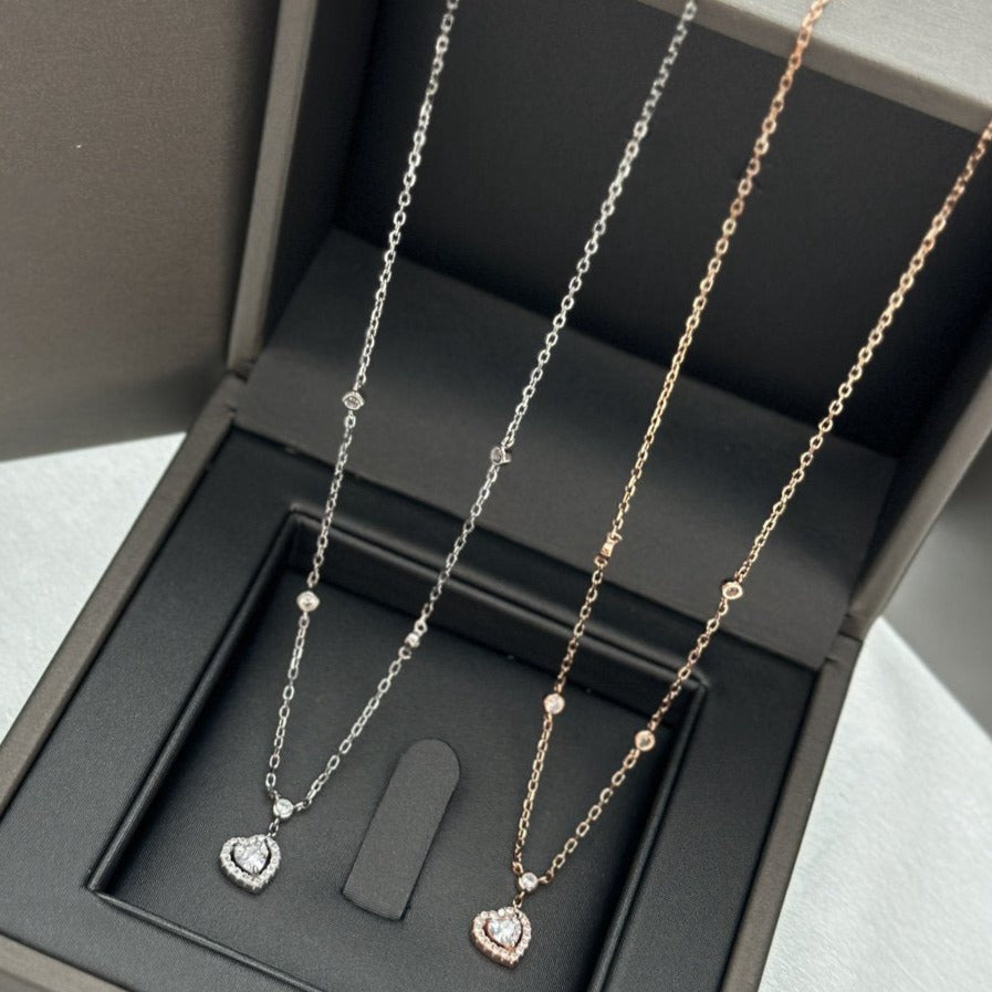 [Limara]JOY HEART DIAMOND NECKLACE