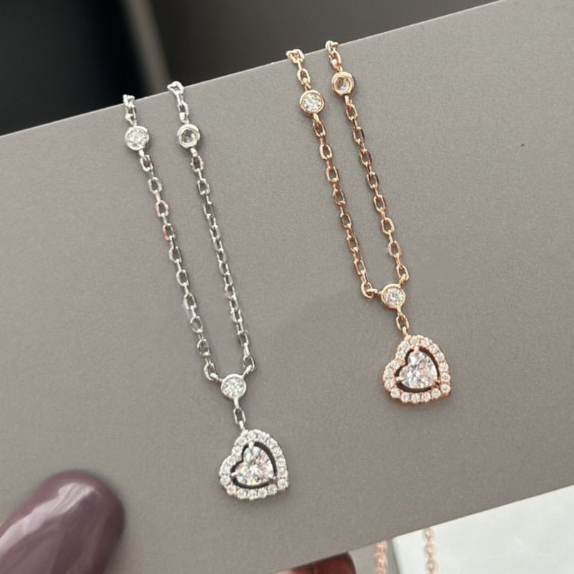 [Limara]JOY HEART DIAMOND NECKLACE