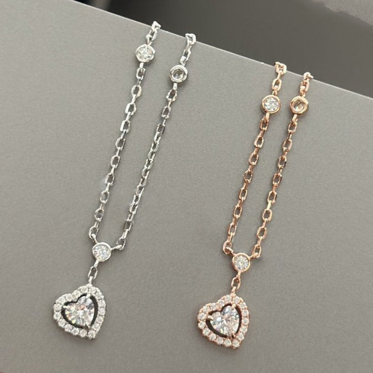 [Limara]JOY HEART DIAMOND NECKLACE
