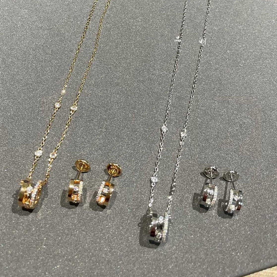 [Limara]CHAIN MOVE ROMANE PEDAND NECKLACE