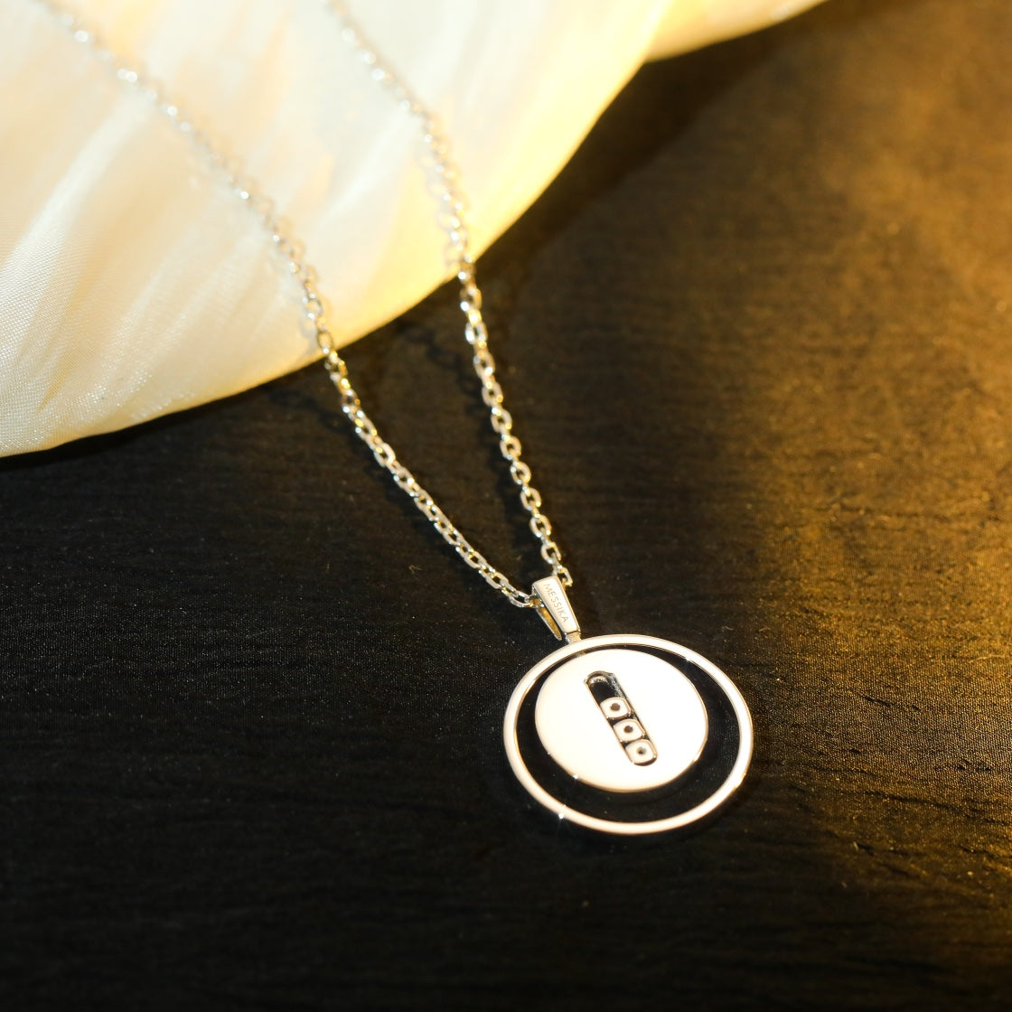 [Limara]LUCKY MOVE MM SILVER DIAMOND NECKLACE