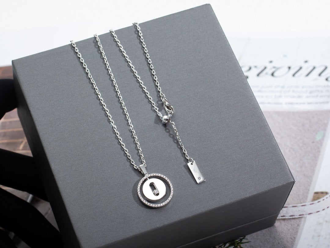 [Limara]LUCKY MOVE PM NECKLACE SILVER DIAMOND