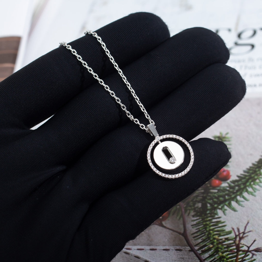 [Limara]LUCKY MOVE PM NECKLACE SILVER DIAMOND