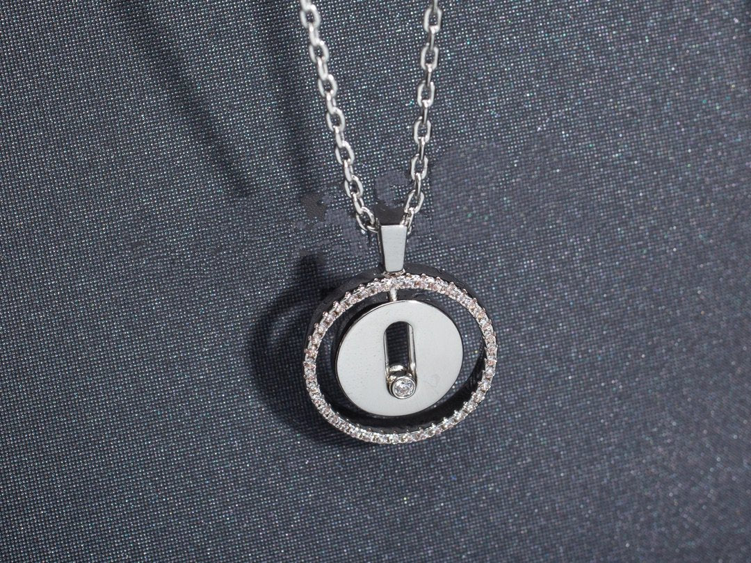 [Limara]LUCKY MOVE PM NECKLACE SILVER DIAMOND