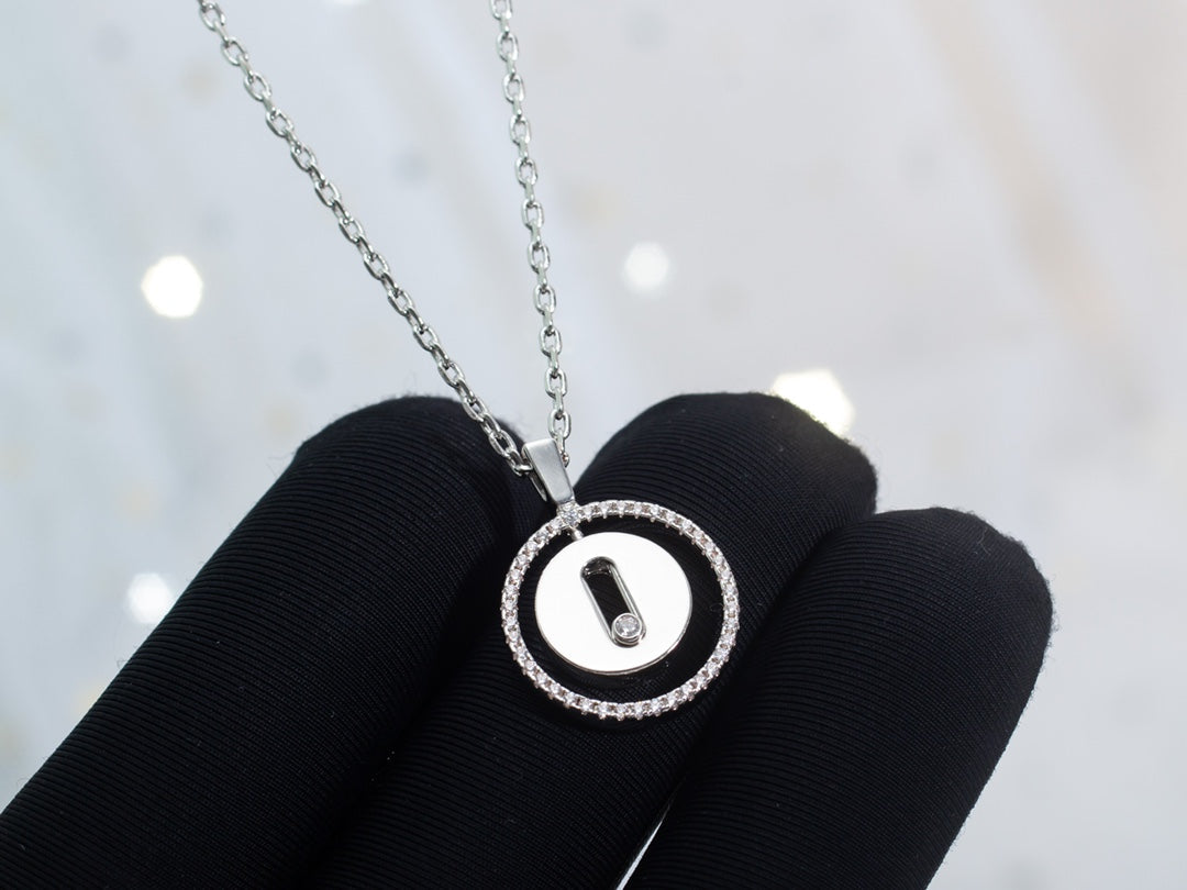 [Limara]LUCKY MOVE PM NECKLACE SILVER DIAMOND