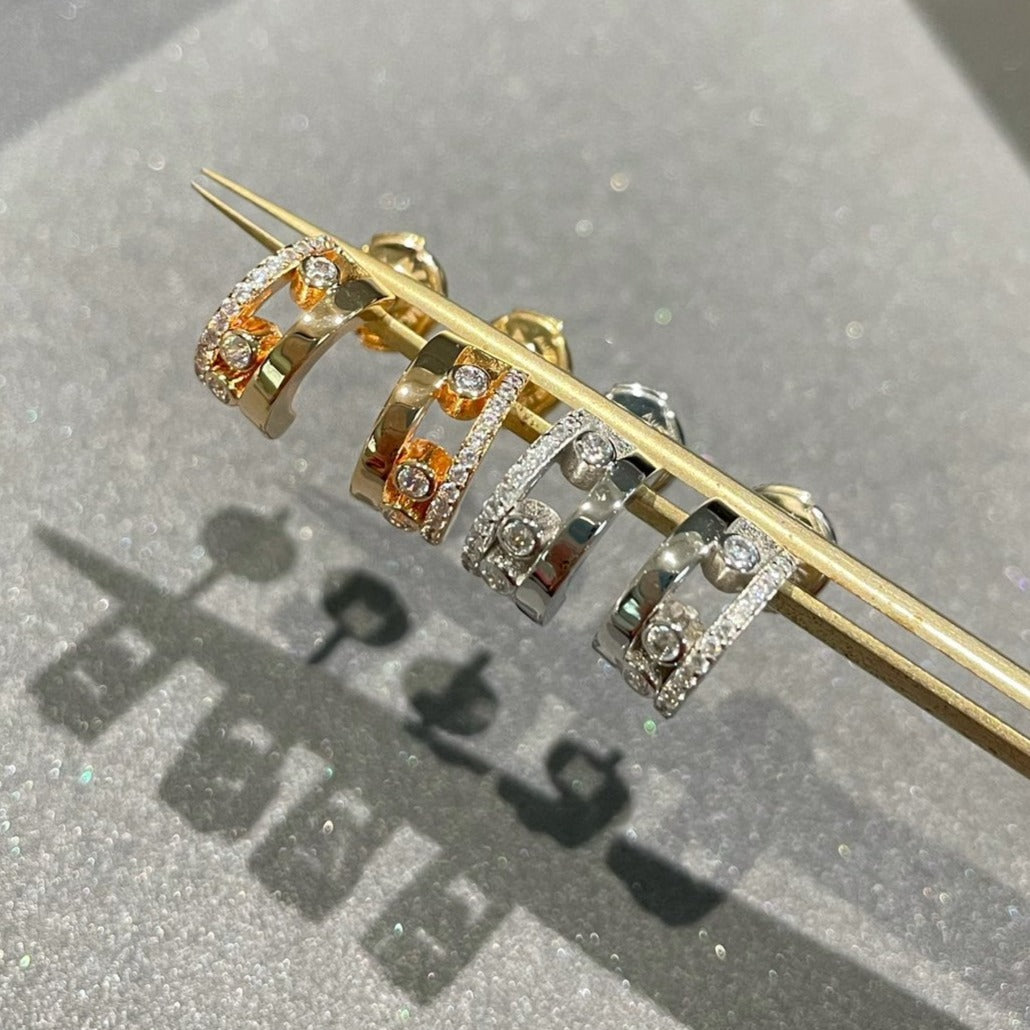 [Limara]MOVE ROMANE EARRINGS DIAMOND