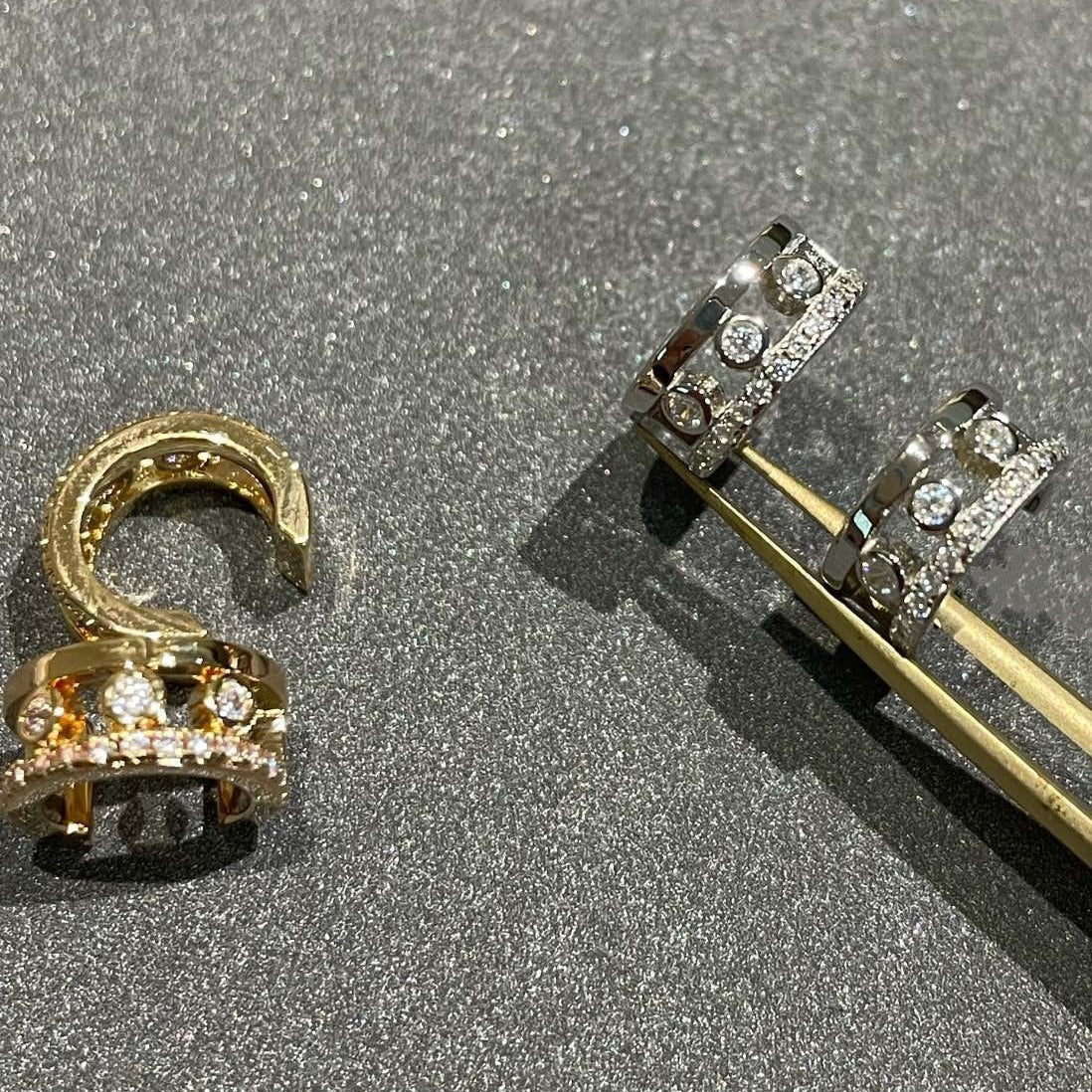 [Limara]MOVE ROMANE EARRINGS DIAMOND
