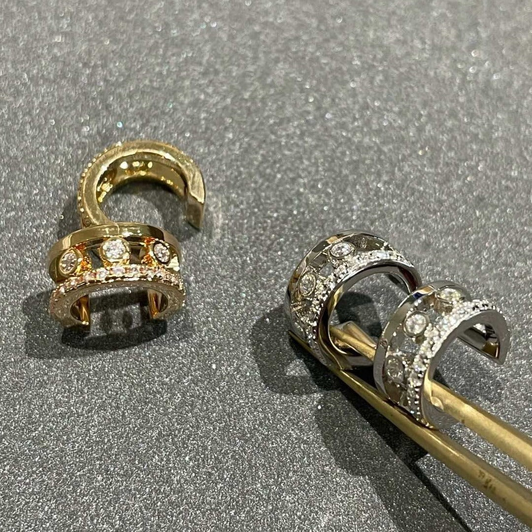 [Limara]MOVE ROMANE EARRINGS DIAMOND