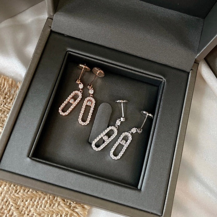 [Limara] DORMEUSES MOVE UNO DIAMOND EARRINGS