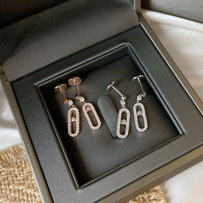 [Limara] DORMEUSES MOVE UNO DIAMOND EARRINGS