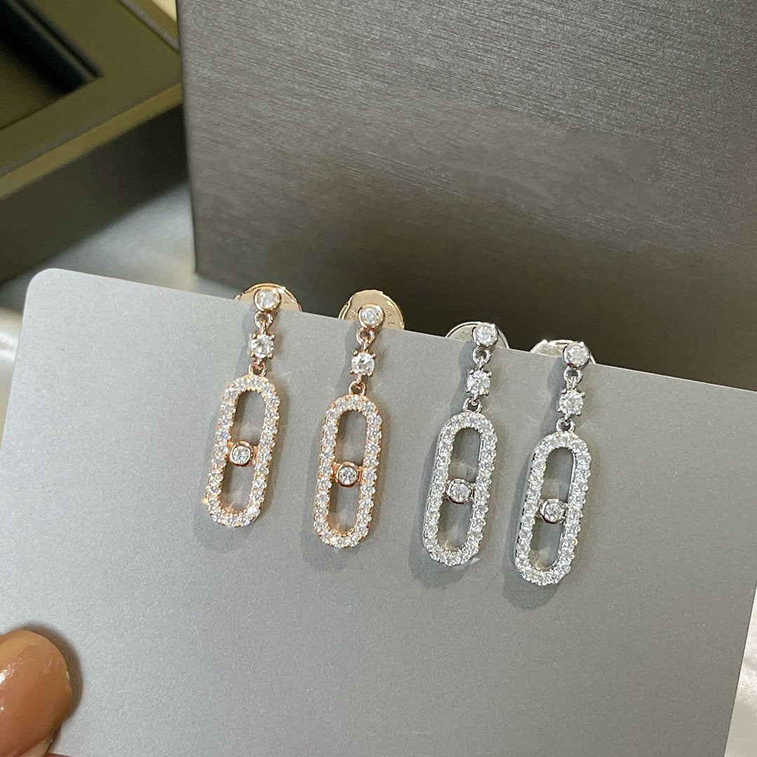 [Limara] DORMEUSES MOVE UNO DIAMOND EARRINGS