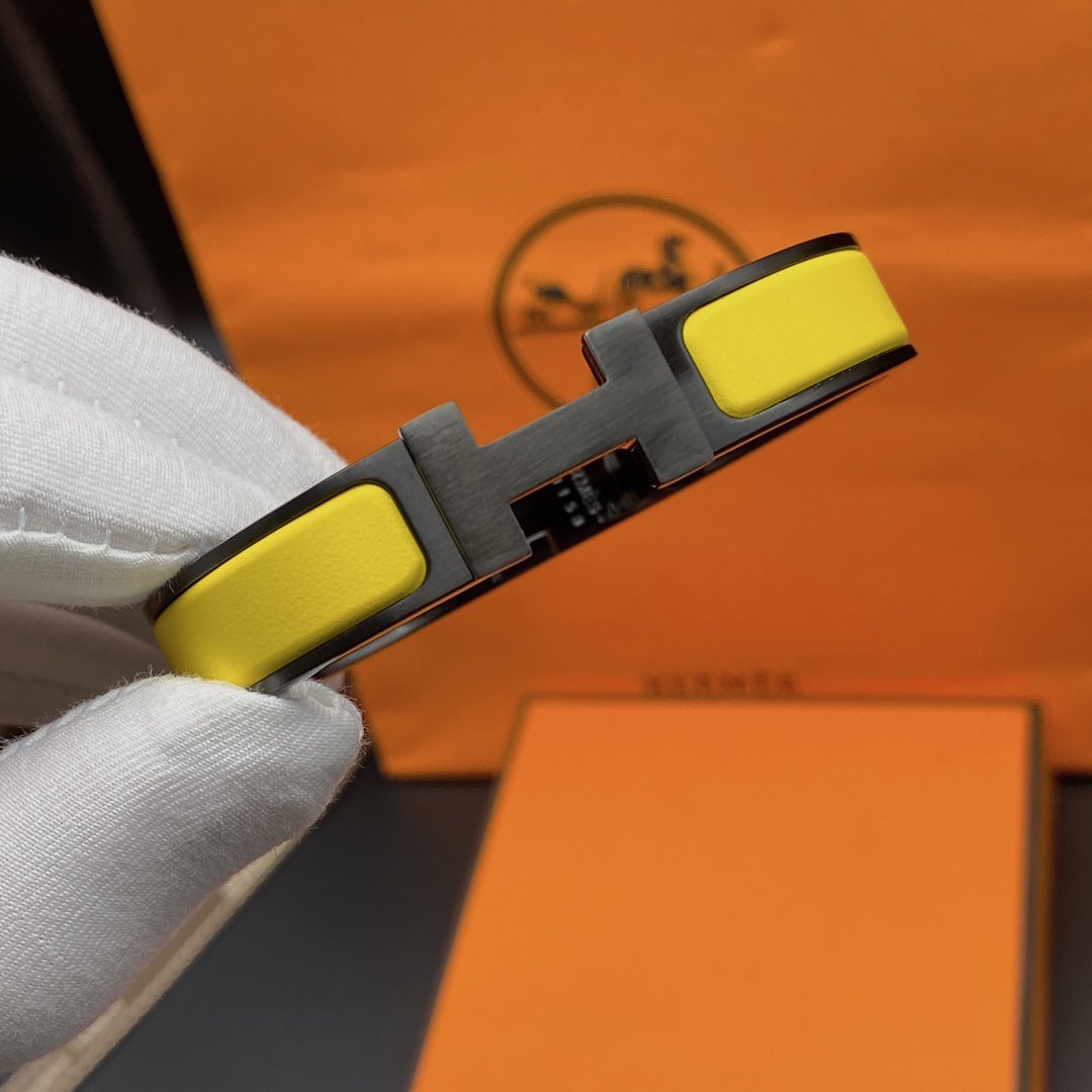 [Limara]CLIC HM SO BLACK YELLOW BRACELET