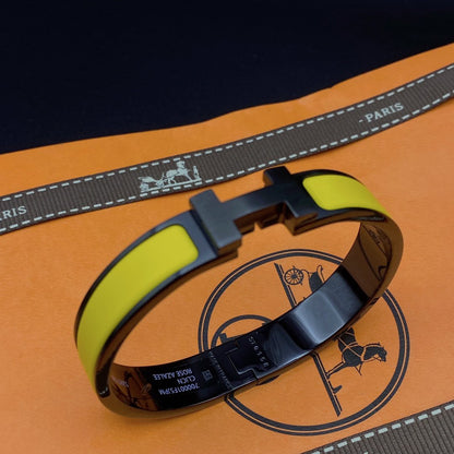 [Limara]CLIC HM SO BLACK YELLOW BRACELET