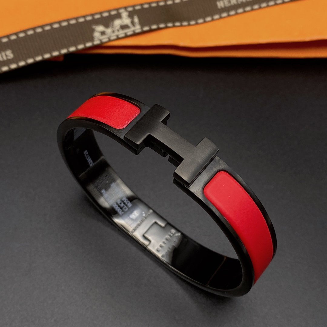 [Limara]CLIC HM SO BLACK RED BRACELET