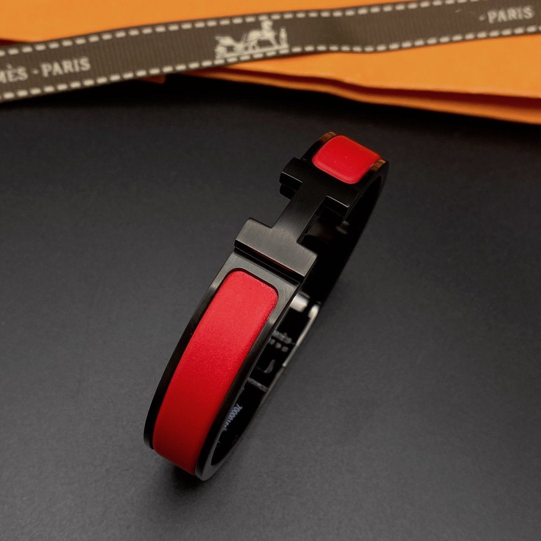 [Limara]CLIC HM SO BLACK RED BRACELET