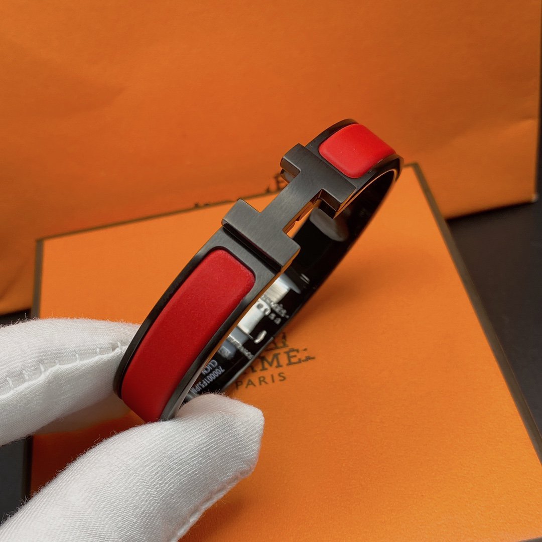 [Limara]CLIC HM SO BLACK RED BRACELET