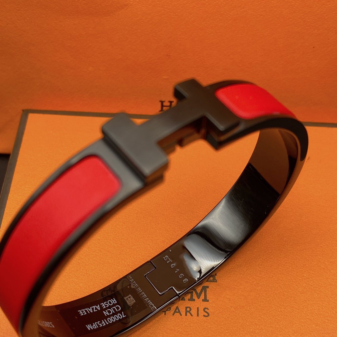 [Limara]CLIC HM SO BLACK RED BRACELET