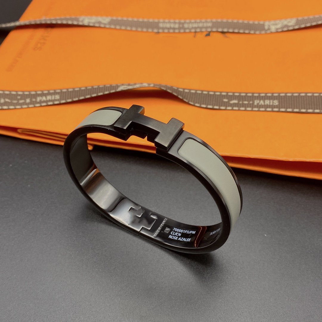 [Limara]CLIC HM SO BLACK GREY BRACELET