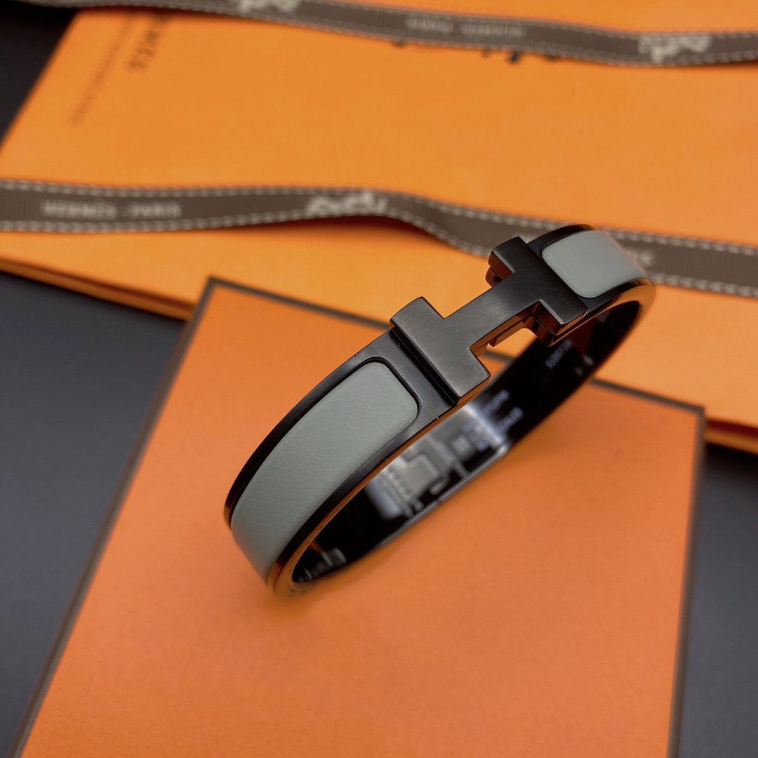 [Limara]CLIC HM SO BLACK GREY BRACELET