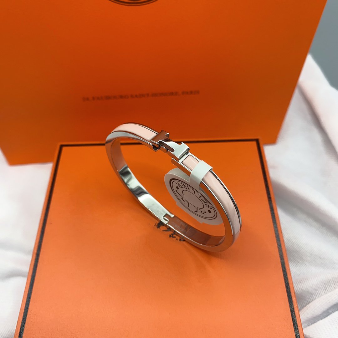 [Limara]CLASSIC HM CLIC  PINK 8MM ENAMEL BRACELET