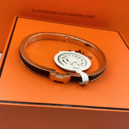 [Limara]CLASSIC HM CLIC BLACK 8MM ENAMEL BRACELET