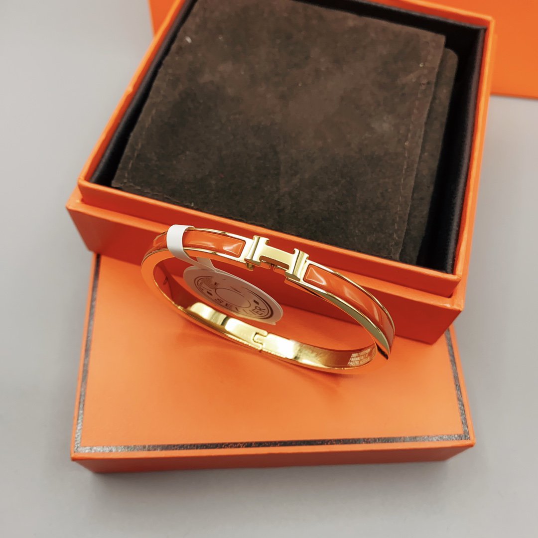 [Limara]CLASSIC HM CLIC RED 8MM ENAMEL BRACELET