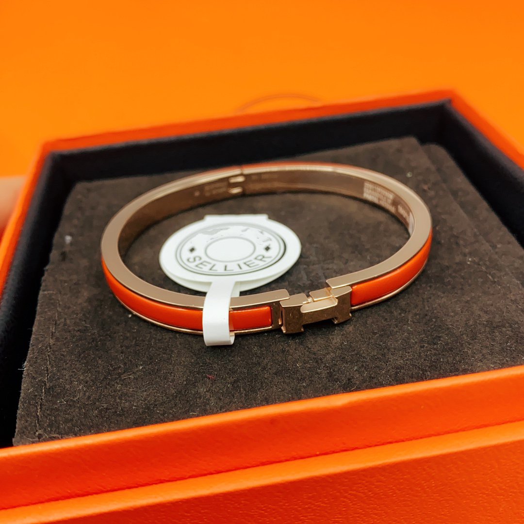 [Limara]CLASSIC HM CLIC RED 8MM ENAMEL BRACELET