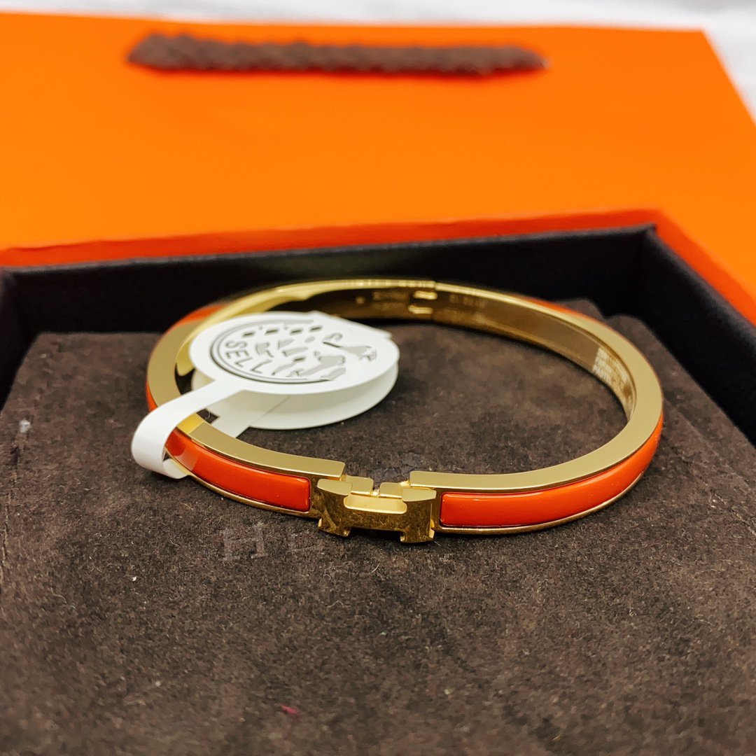 [Limara]CLASSIC HM CLIC RED 8MM ENAMEL BRACELET