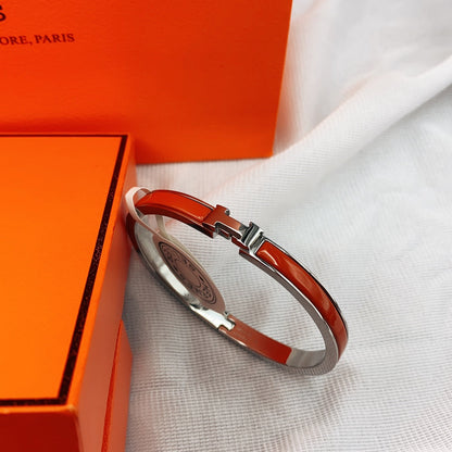 [Limara]CLASSIC HM CLIC RED 8MM ENAMEL BRACELET