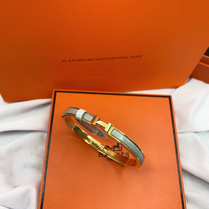 [Limara]CLASSIC HM CLIC GREEN 8MM ENAMEL BRACELET