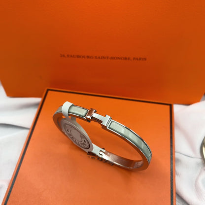 [Limara]CLASSIC HM CLIC GREEN 8MM ENAMEL BRACELET