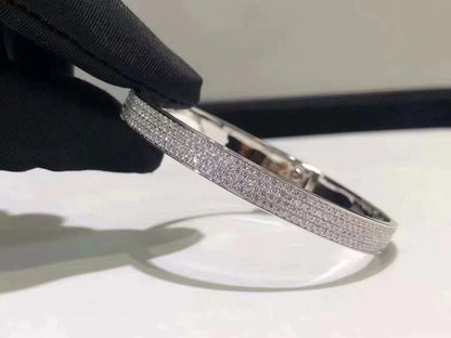 [Limara]HM KELLY BRACELET IN SILVER AND FULL PAVE DIAMOND