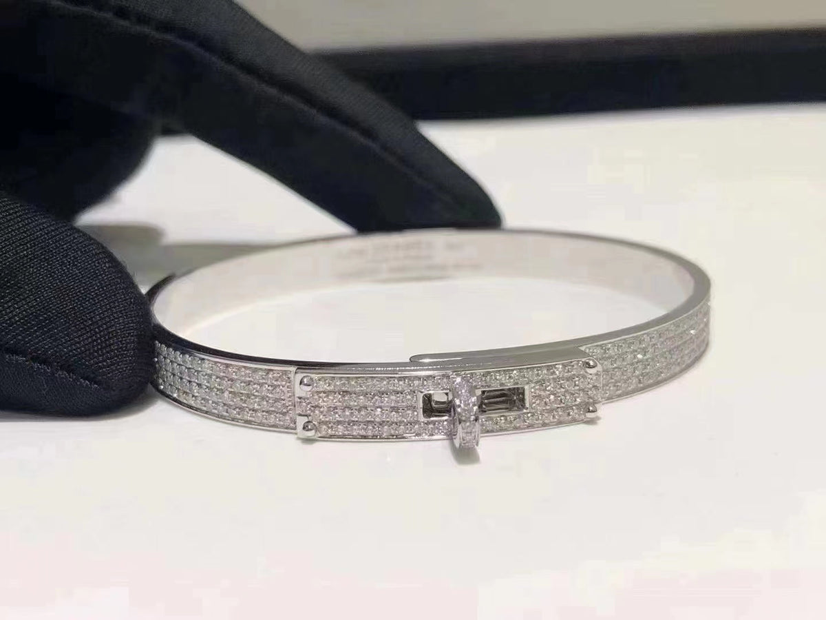 [Limara]HM KELLY BRACELET IN SILVER AND FULL PAVE DIAMOND