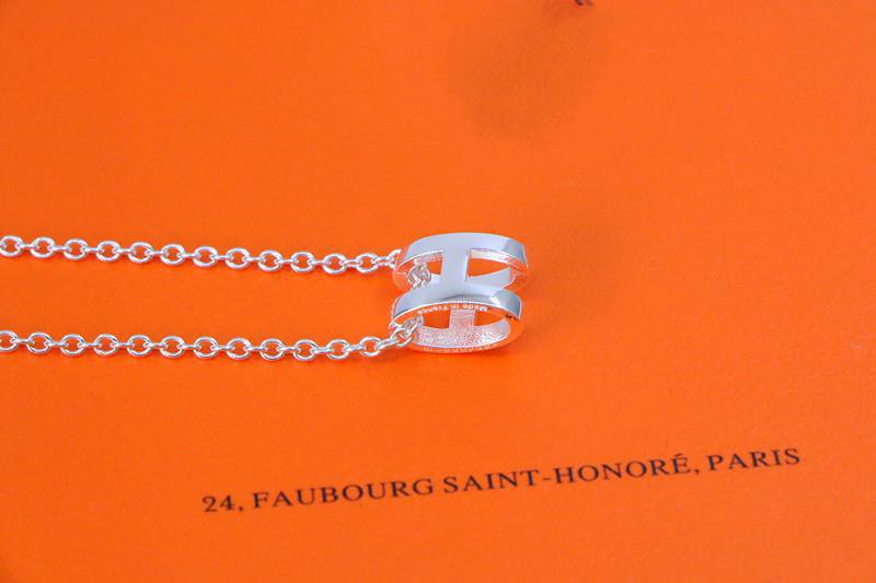 [Limara]HM NECKLACE H LETTER OVAL SERIES