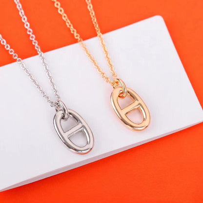 [Limara]HM PIG NOSE NECKLACE