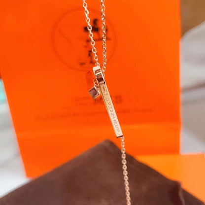 [Limara]HM NECKLACE PLATINUM ROSE GOLD DIAMOND