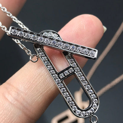 [Limara]HM NECKLACE PLATINUM ROSE GOLD DIAMOND