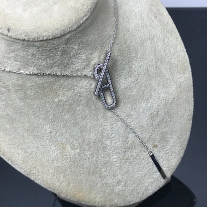 [Limara]HM NECKLACE PLATINUM ROSE GOLD DIAMOND
