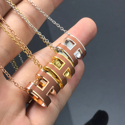 [Limara]H NECKLACE BROWN
