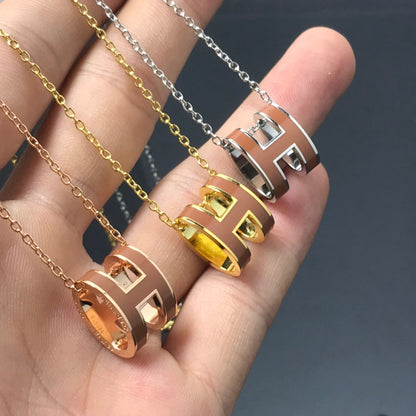 [Limara]H NECKLACE BROWN