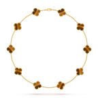 [Limara]CLASSIC LUCKY 10-MOTIF CLOVER NECKLACE GOLD COLLECTION