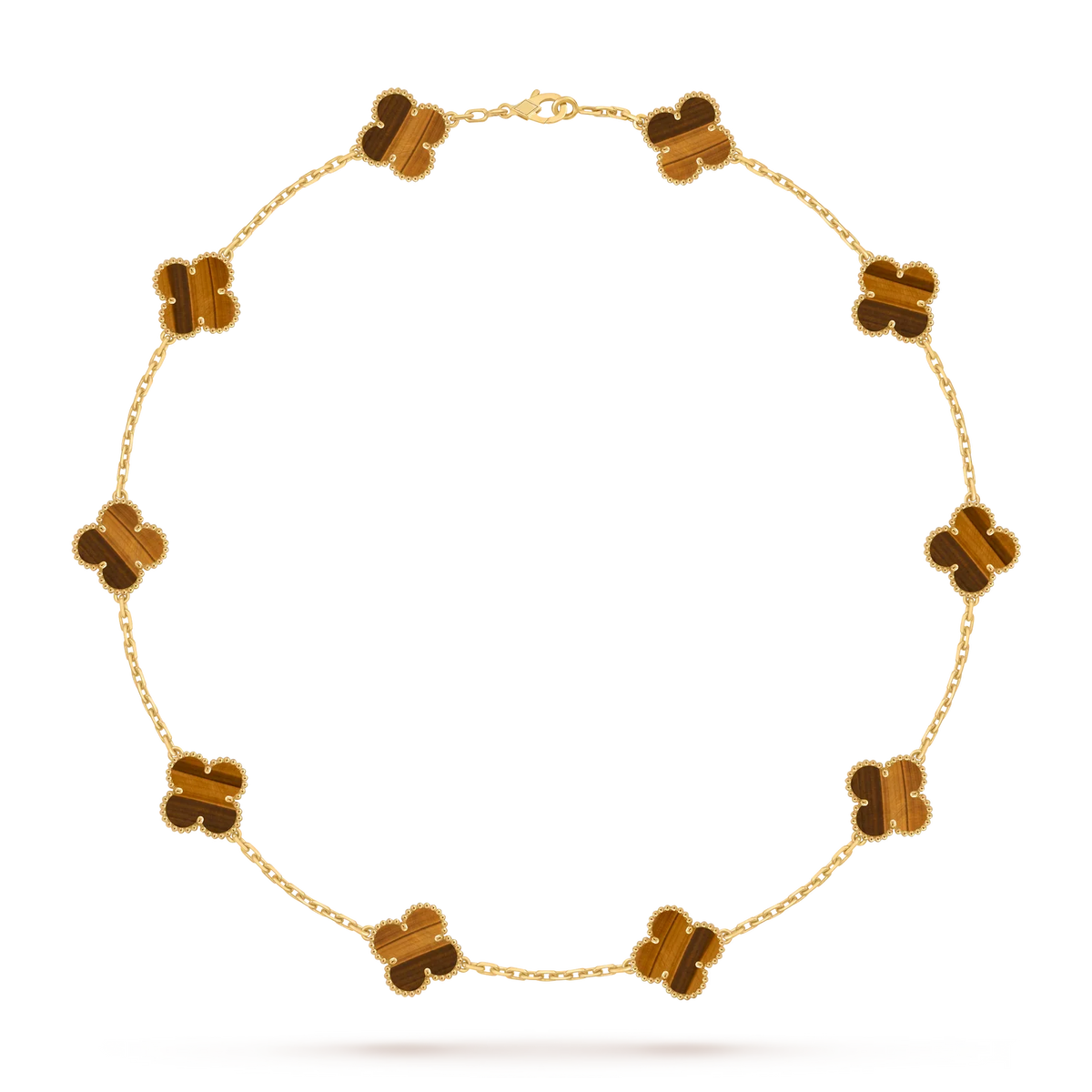 [Limara]CLASSIC LUCKY 10-MOTIF CLOVER NECKLACE GOLD COLLECTION