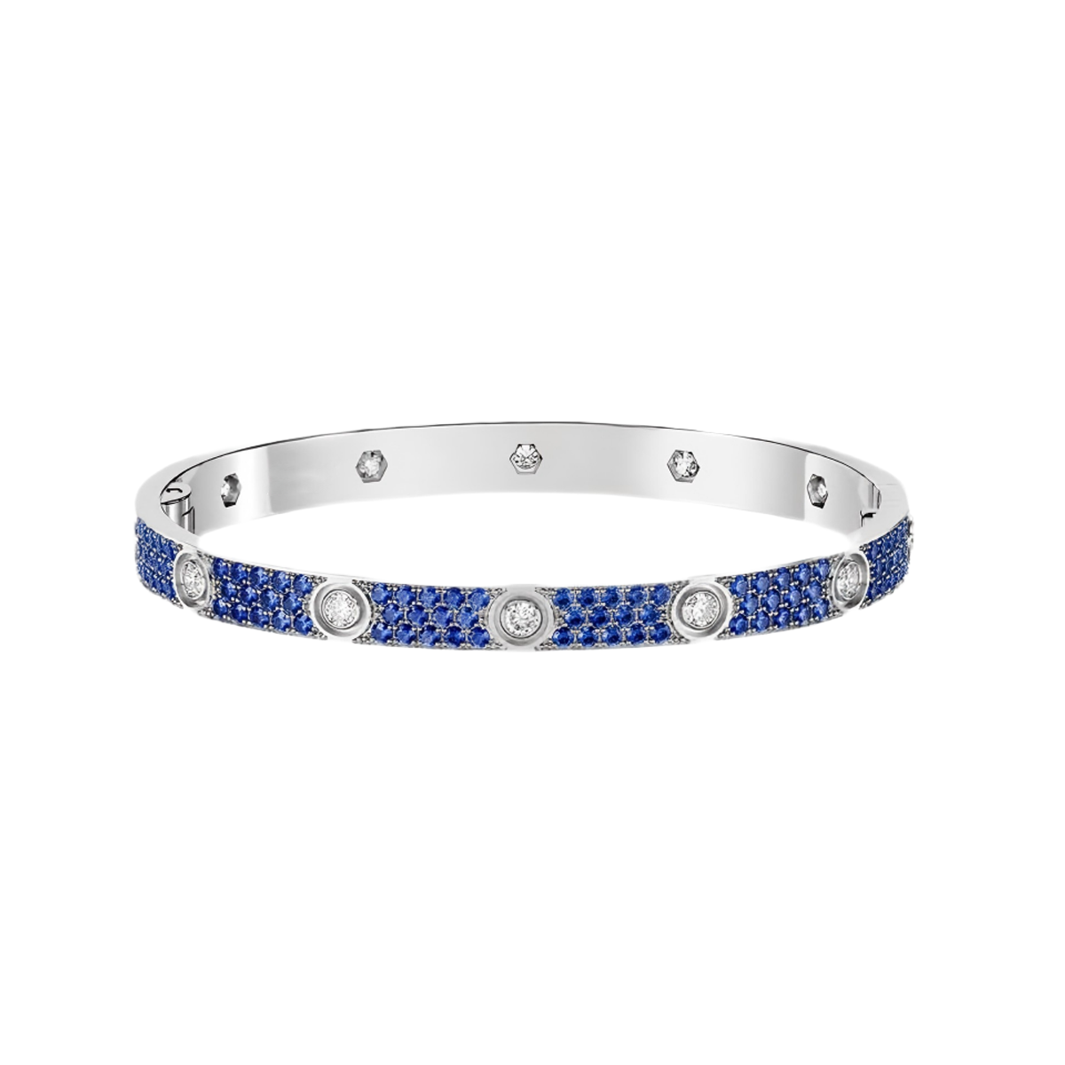 [Limara] 2026 PAVE GEMSTONE LOVE BRACELET 6.1MM 10 DIAMONDS