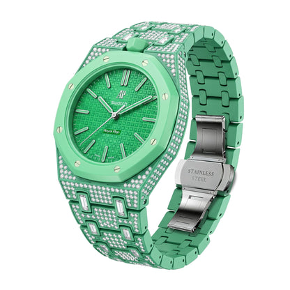 [Limara]Royal Oak Pop Exclusive Bioceramic Case & Bioceramic Strap Full Diamond