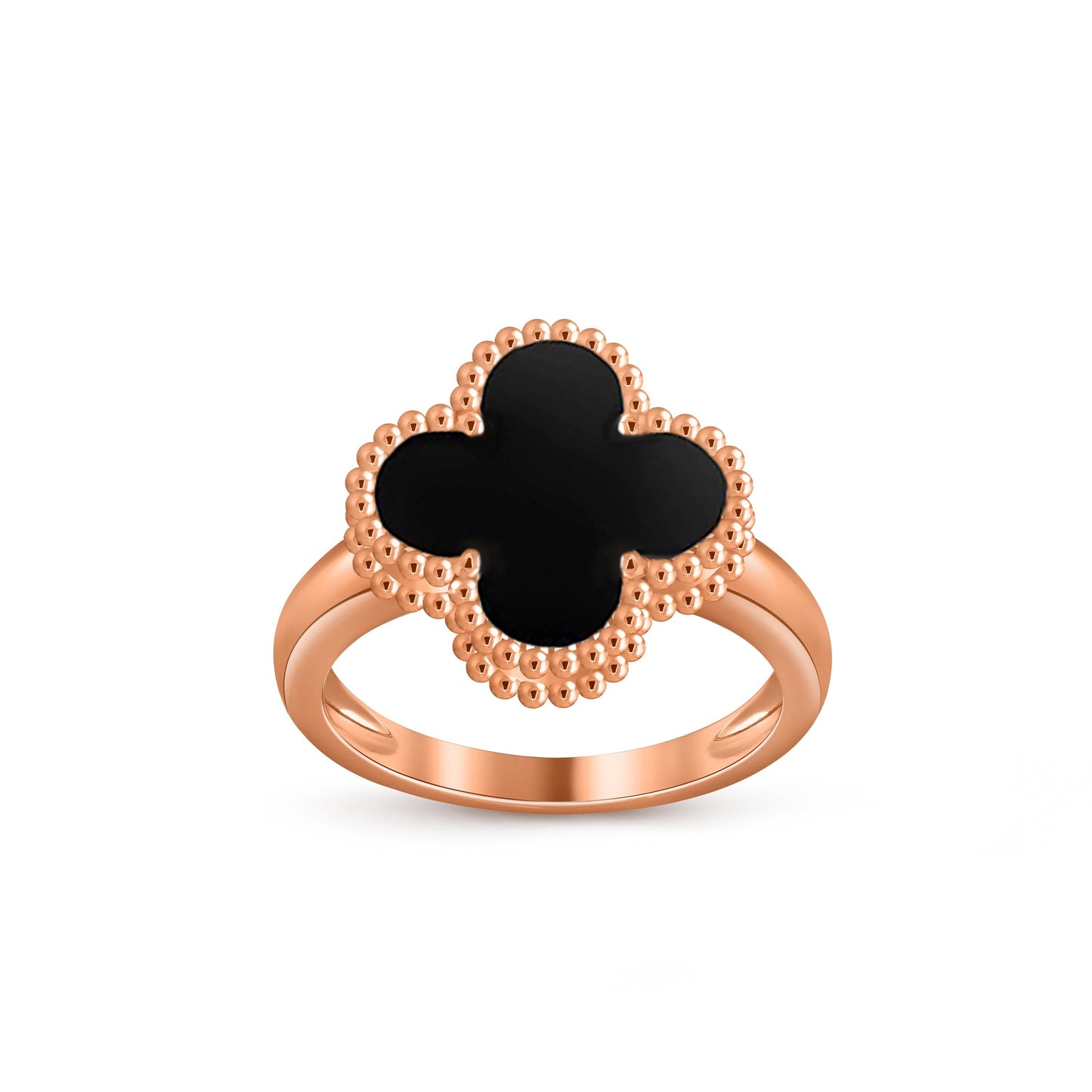 [Limara]LUCKY CLOVER VINTAGE ROSE GOLD RING COLLECTION