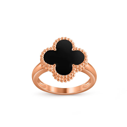 [Limara]LUCKY CLOVER VINTAGE ROSE GOLD RING COLLECTION